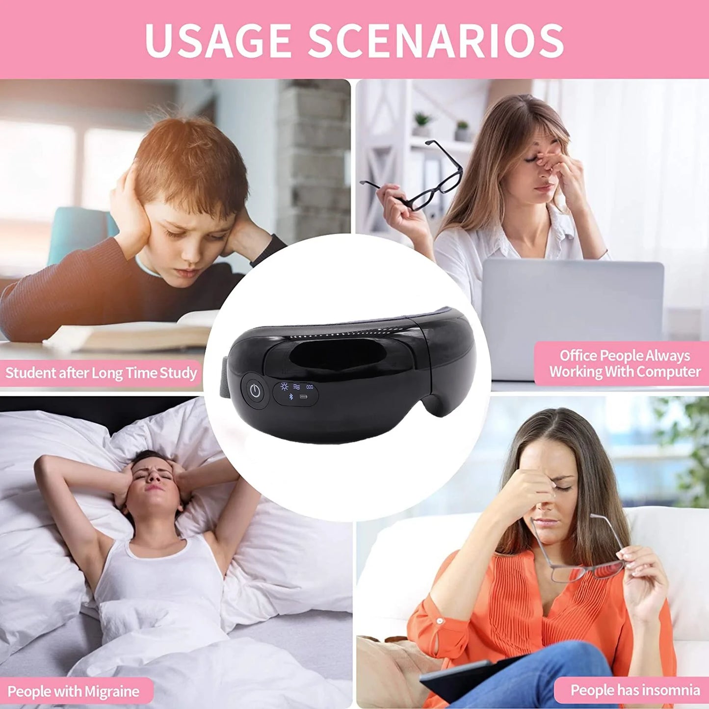 Smart Heated Eye Massager